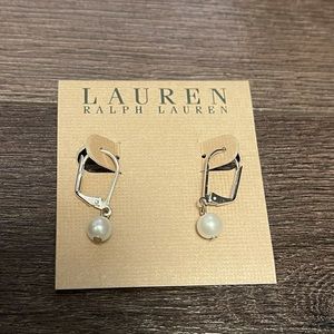 Ralph Lauren Pearl Drop Earrings